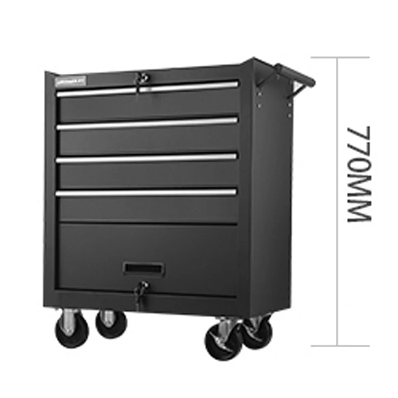 Auto Repair Tool Cart 4 Drawer Hardware Tool Box Multi-function Repair Tool Cart Auto Tool Cabinet