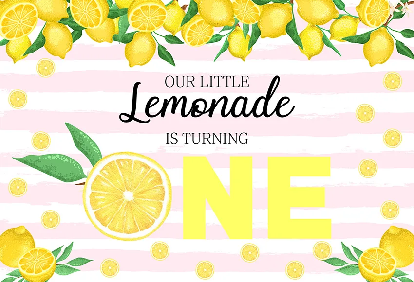 Mehofond الربيع الفاكهة الأصفر عصير الليمون التصوير خلفية سعيد 1st عيد ميلاد حزب خلفية ل دينا الطفل الصغير استوديو الصور