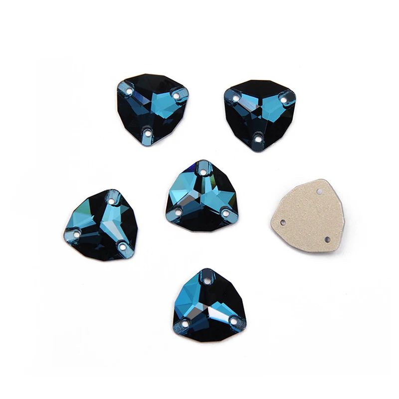 YANRUO 3272 Fat Triangle Alle Farben Aufnähsteine Glas Kristall Strasssteine AAAAAA Qualität Nähsteine für Kleidung, Kleider, Schuhe – Detail 9