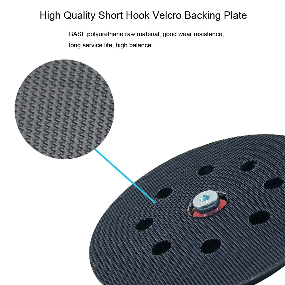 5 Inch Sanding Pad For Air Sander Car Polisher Polishing Disc Grinding Disc For Eccentric machine