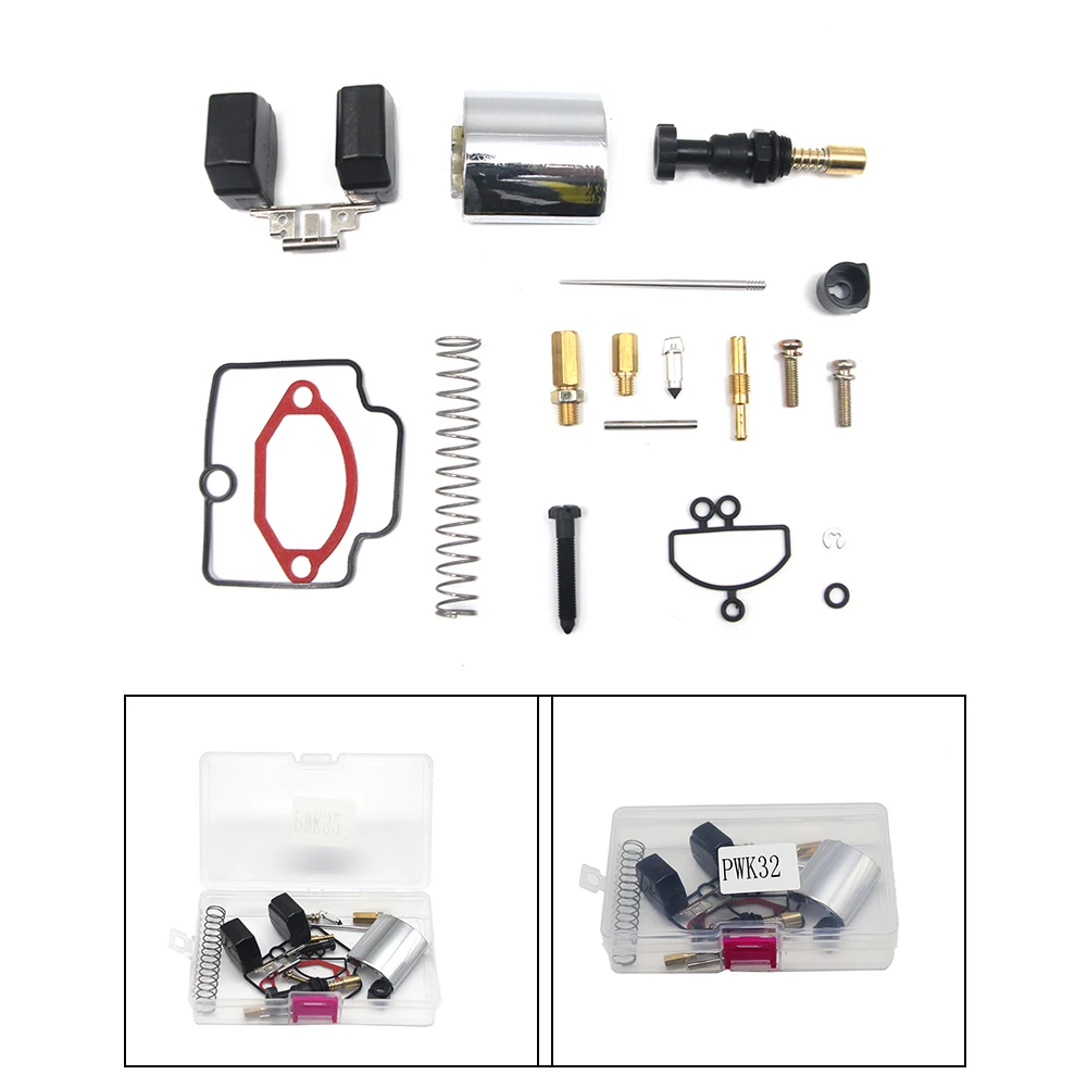 Alconstar 1 Set  PWK 24 26 28 30 32 34 36 38 40 mm KEIHIN KOSO Motorcycle Carburetor Carburador Repair Kit With Spare Jets New