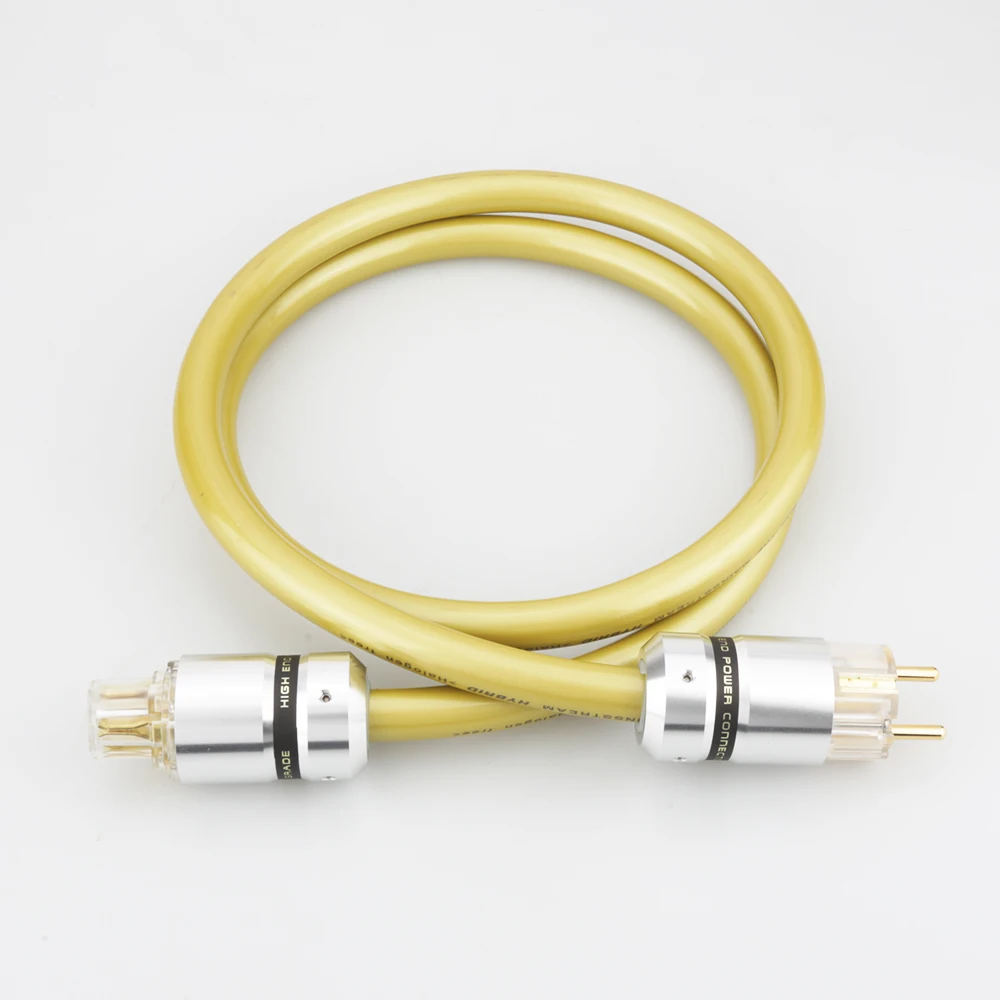 VDH M.C the Mainsstream Hybrid Halogen Free Schuko Power Cable Aluminium Schuko Plug Cord Power Line CD AMP Hifi