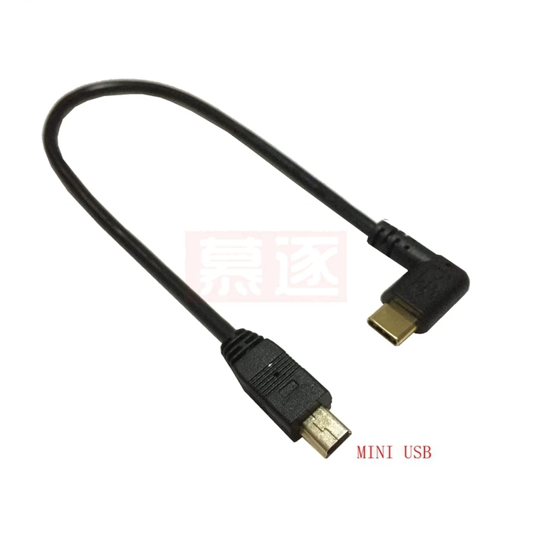 LETV mobile plaqué or usb3.1 type-c OTG mâle coude vers mini mini mini micro t