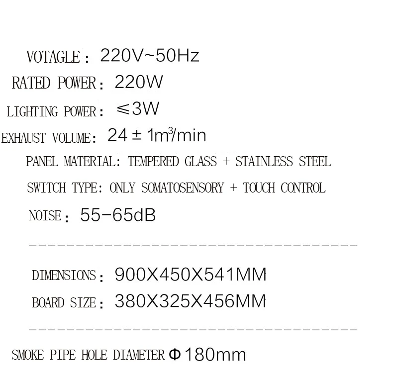 ห้องครัว Hoods ช่วงดูดโฮสต์ Ventilator ในครัวเรือนไอเสีย Hoods สแตนเลส Built-In Hood Cappa Aspirante Cucina