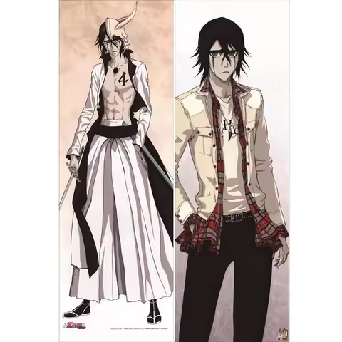 BL Male Japanese Anime SS002 Bleach Ulquiorra Schiffer Throw Otaku Dakimakura Gifts Bedding Hugging Body Pillow Case 150x50 CM