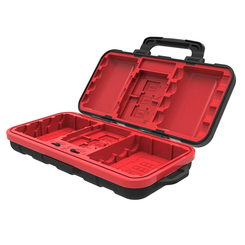 Baru Desiontal Tahan Air SD Kartu Pemegang Kamera Kasus Baterai SD/XQD/CF/TF untuk Nikon EN-EL15 EN-EL 14A LP-E6 /Sony/Leica Camera