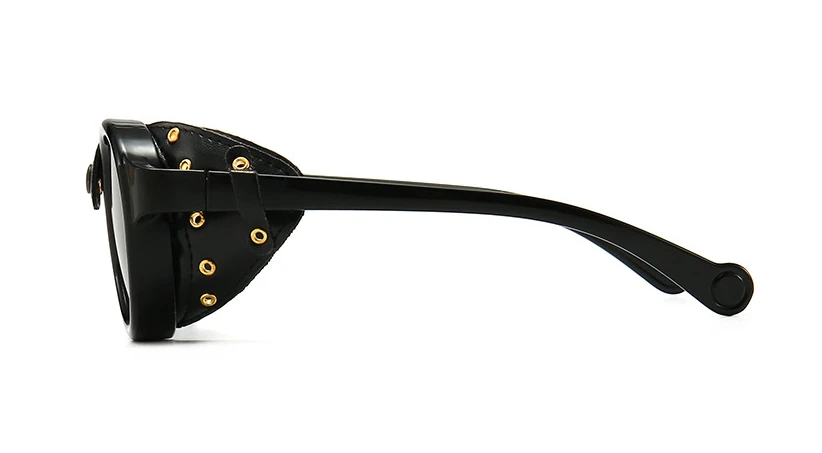 46311 Steam Punk Oval Winddicht Goggle Sonnenbrille Vintage Herren Damen Shades UV400 Vintage Brille – Detail 7