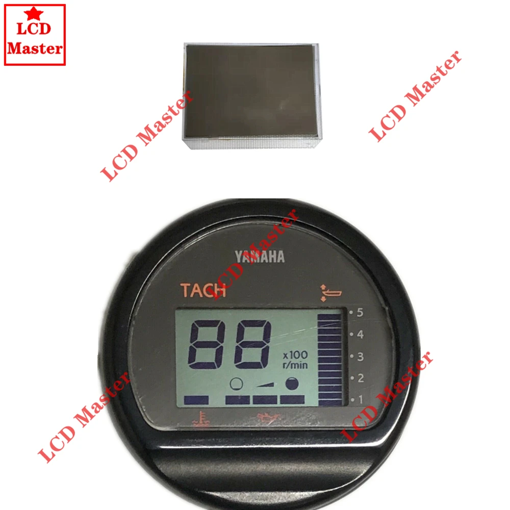 1pcs LCD Display for Yamaha Digital Multifunction TACH Meter Tachometer Gauge Unit 6Y5 with No Buttons