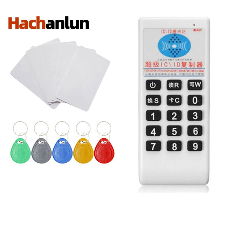 Handheld Frequency 125Khz-13.56MHZ Copier Duplicator Cloner RFID NFC IC card reader & writer Programmer Key fob Cards Reader