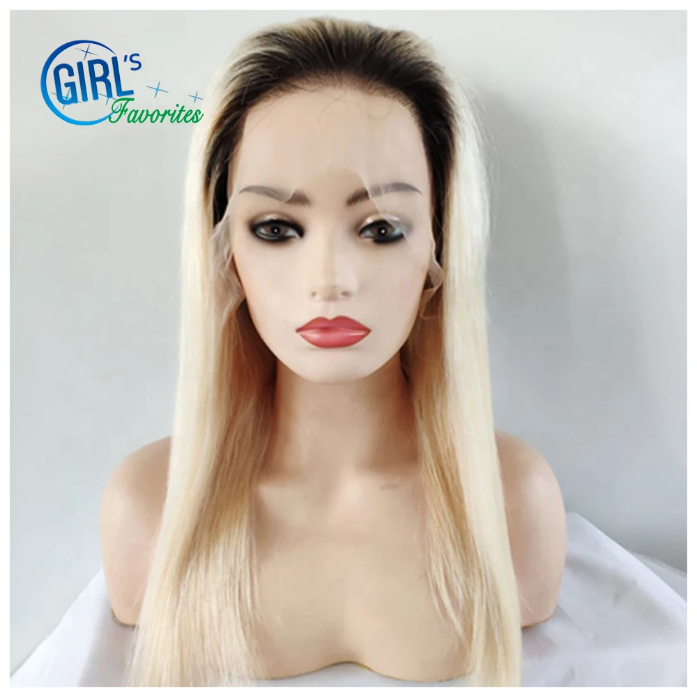 

Raw Indian Ombre Honey Blonde Wig 1B/613 Lace Front Wigs 13x4 Human Hair Wigs bone Straight Human Hair Pre Plucked Free Shipping