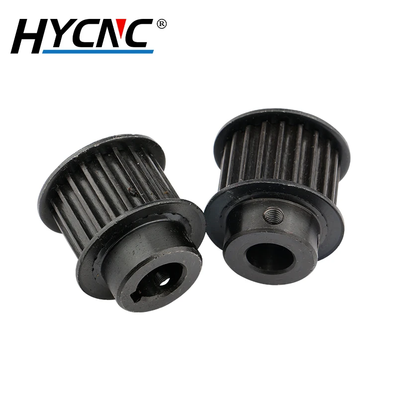Polea de correa de distribución de 5M, orificio de engranaje de diente 18 20 30, diámetro 12,7 14 19mm, rueda de velocidad, enrutador Cnc, relación de caja de cambios 1:5, Kit de corte de poleas