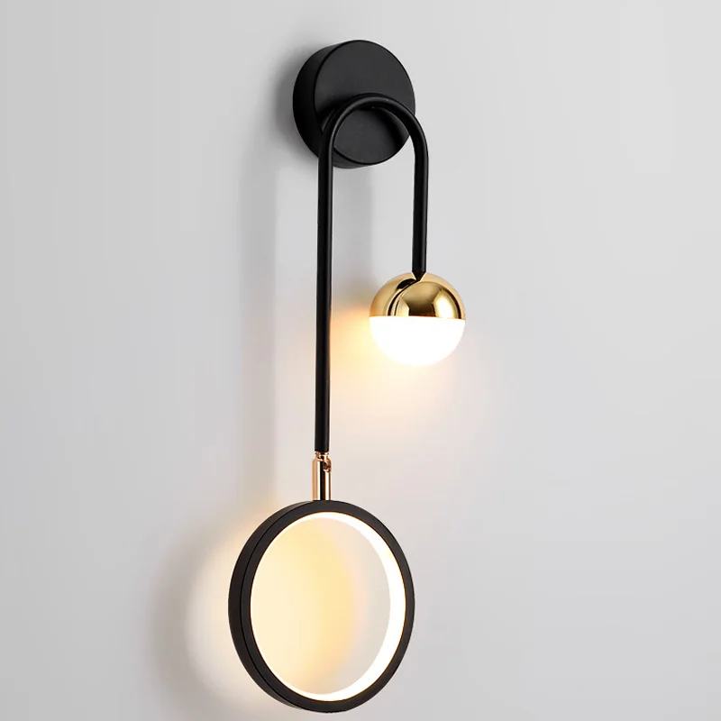  Nordic LED Wall Lamp Bedroom Bedside Wall lamp Indoor Living room Aisle Stars Decor Lighting Creative Home Decors