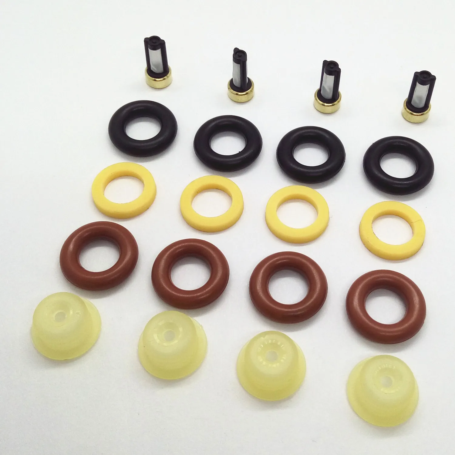 4sets Fuel Injector Repair Kits For BWM K100  Motorcycle OEM 0280150210 0280150705 Replacement Parts For AY-RK003