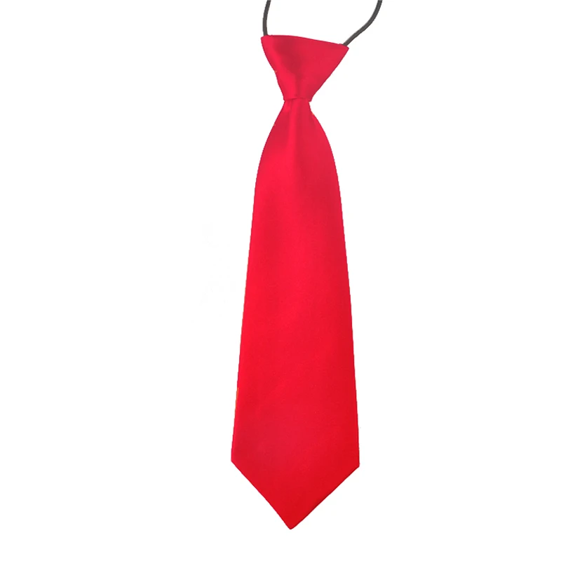 Kid Boy Solid Classic Neck Tie, Wedding Party Gift