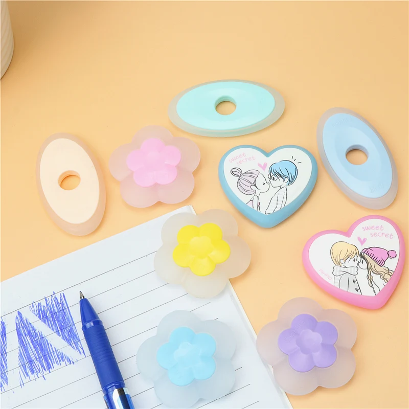 Erasable gel pen Eraser suitable for temperature control ink Cute and Wipe clean without damaging the paper