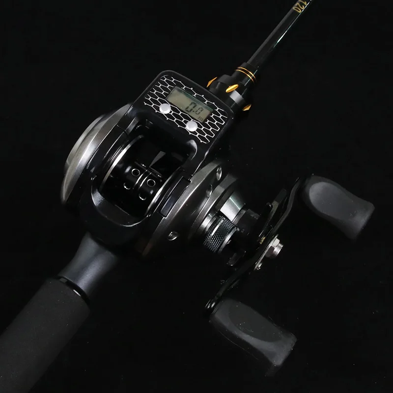 Power Fishing Reel 16+1 Ball Bearings Rechargeable Digital Display Baitcasting Reels Professional Lure Spinning Fishing Wheel