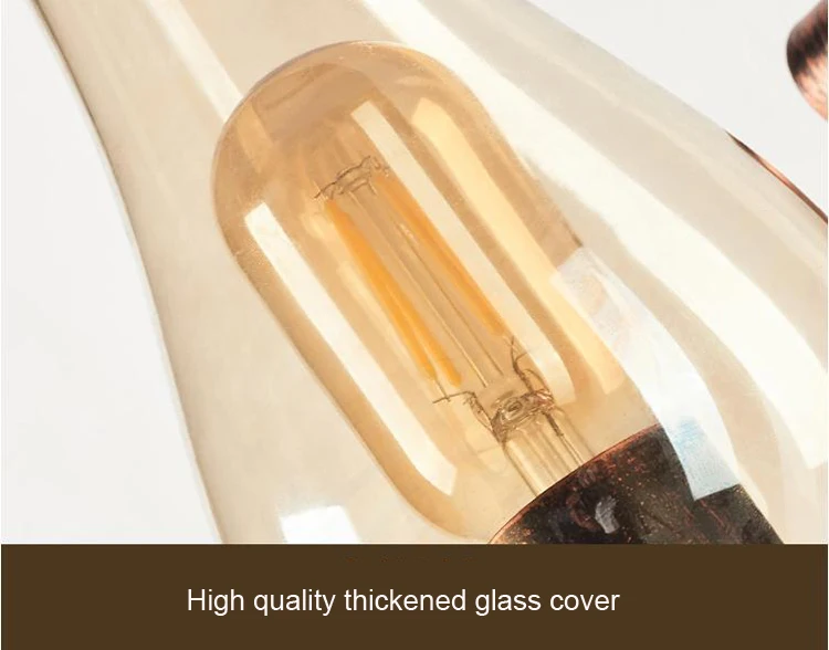 Retro Industrial Light Iron Wall Lamp Creative Restaurant Corridor Bedroom Bedside Glass Wall Light Living Room Hotel Lighting