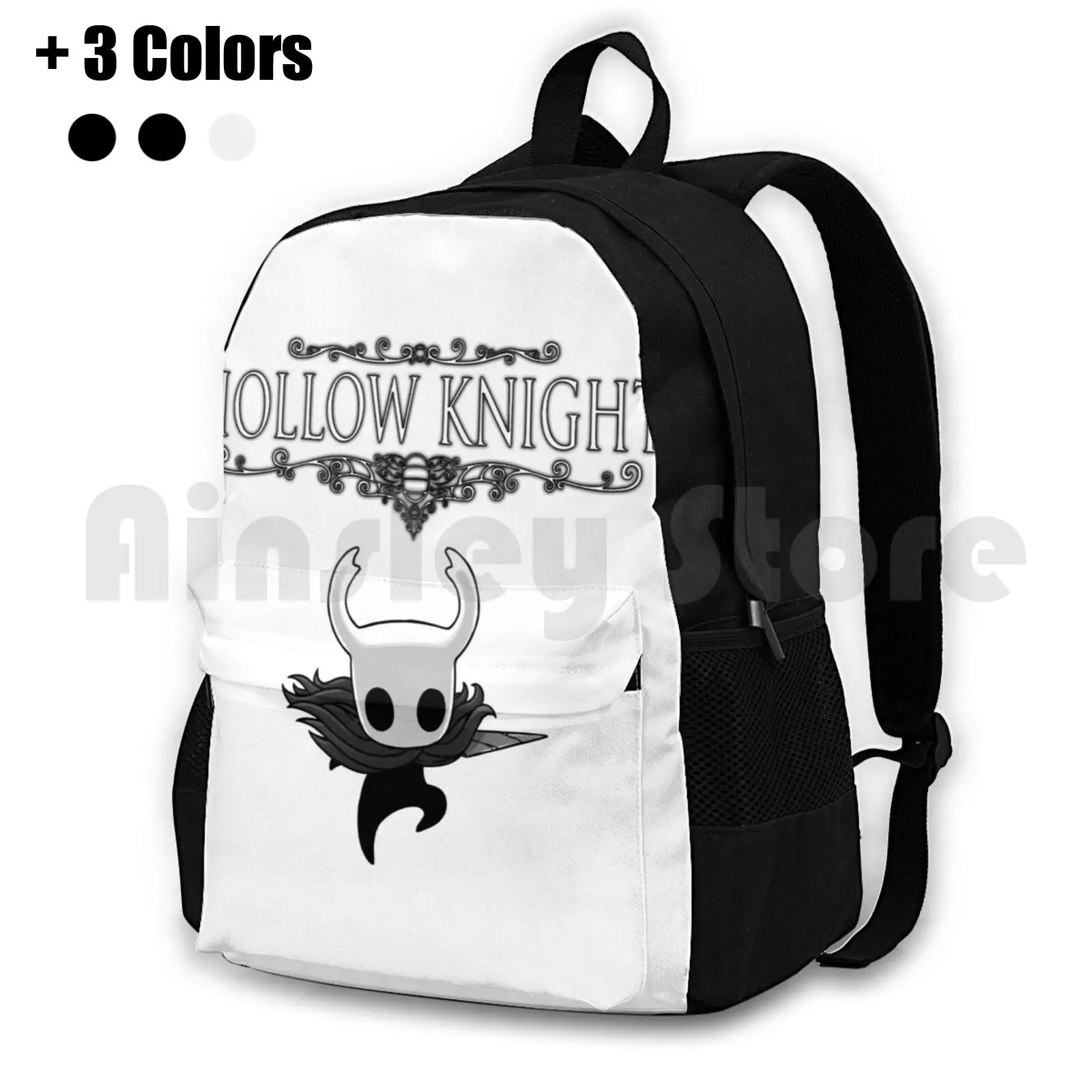 Hollow Knight Outdoor Hiking Backpack Waterproof Camping Travel Hollow Knight Hollow Knight Hornet White King Hallownest