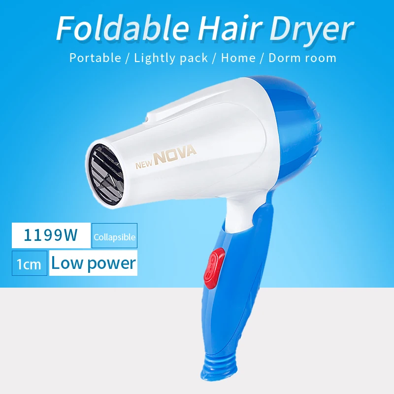 Secador de cabelo salão de beleza secador 2 engrenagem 220v forte vento quente para secador de cabelo pente cabeleireiro profissional mini portátil