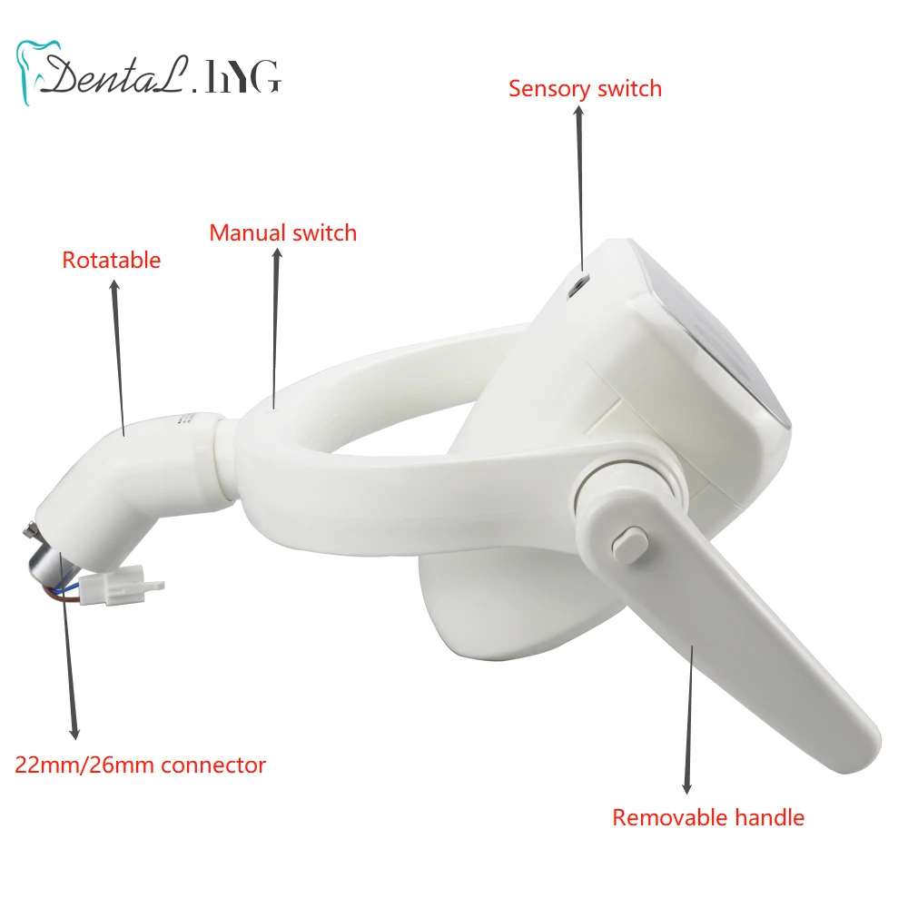 Lampa operacyjna stomatologiczna lampa ustna LED światło indukcyjne do jednostki stomatologicznej krzesło wybielanie zębów pielęgnacja jamy ustnej