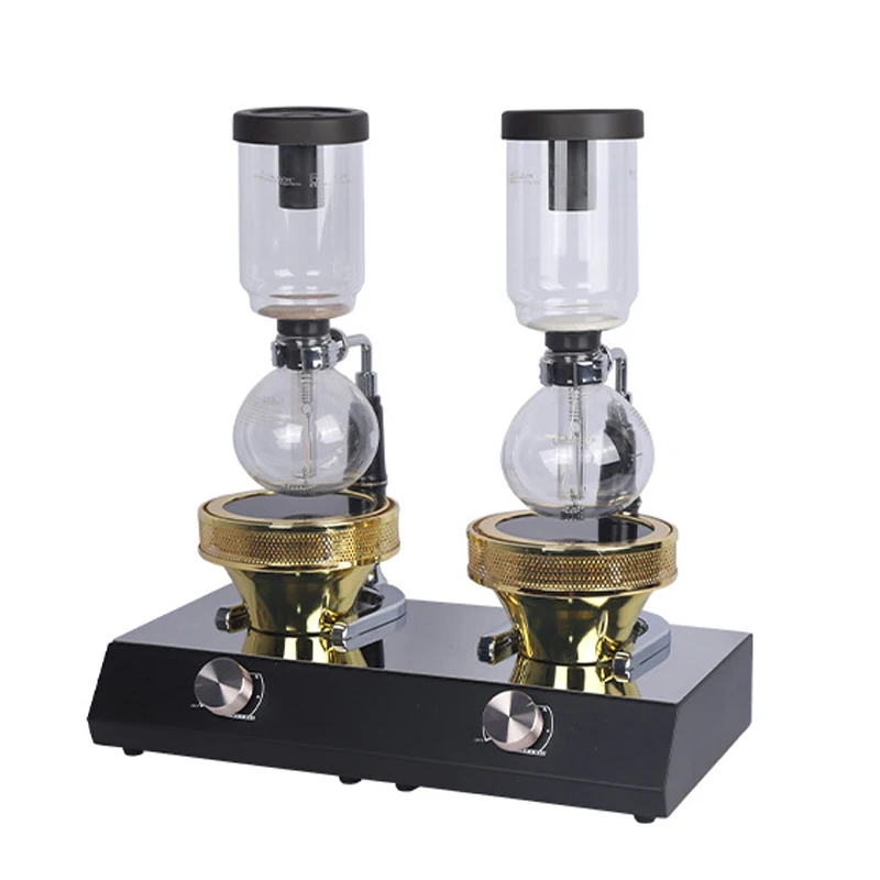 XEOLEO Double heads Coffee Siphon pot heating furnace Electric infrared oven for coffee Convection oven Halogen light wave oven