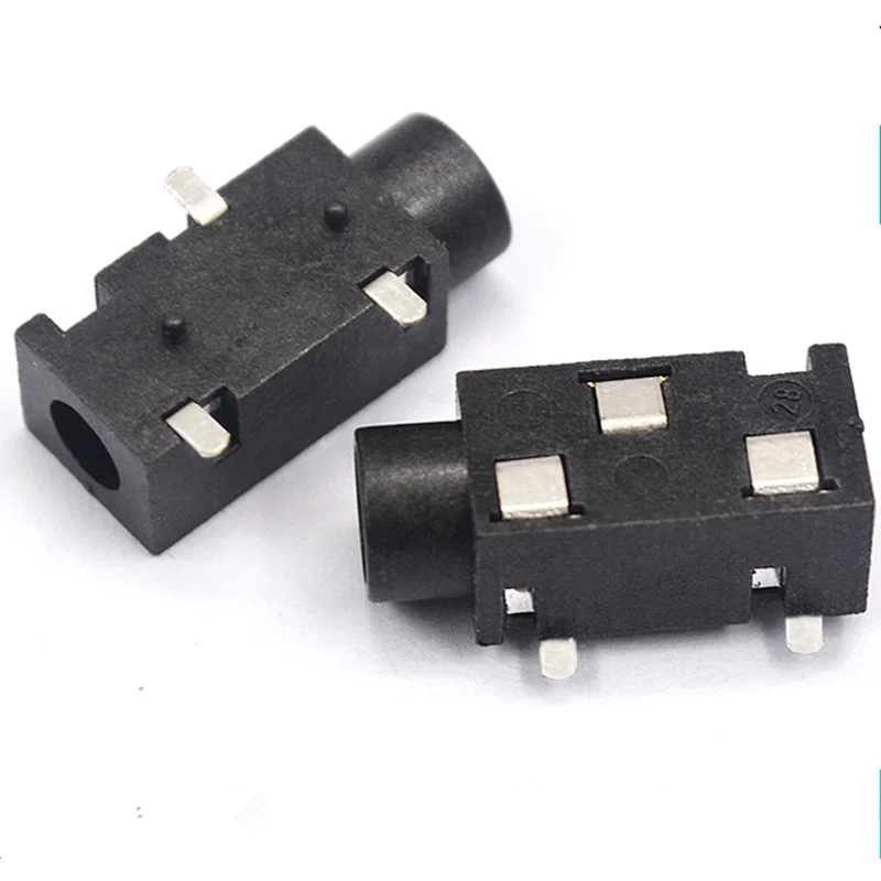 10 Chiếc!!!!!!!!! Pj-320b Tripin Mono Jack Cắm Tai Nghe Tai Nghe SMD/Nhúng