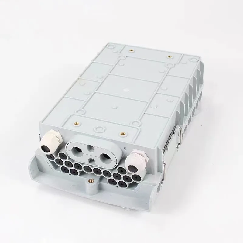 FTTH waterproof distribution box 16 core 295x175x80mm, wall mounted junction box, 1x16 encode 4 in 16 out eLink