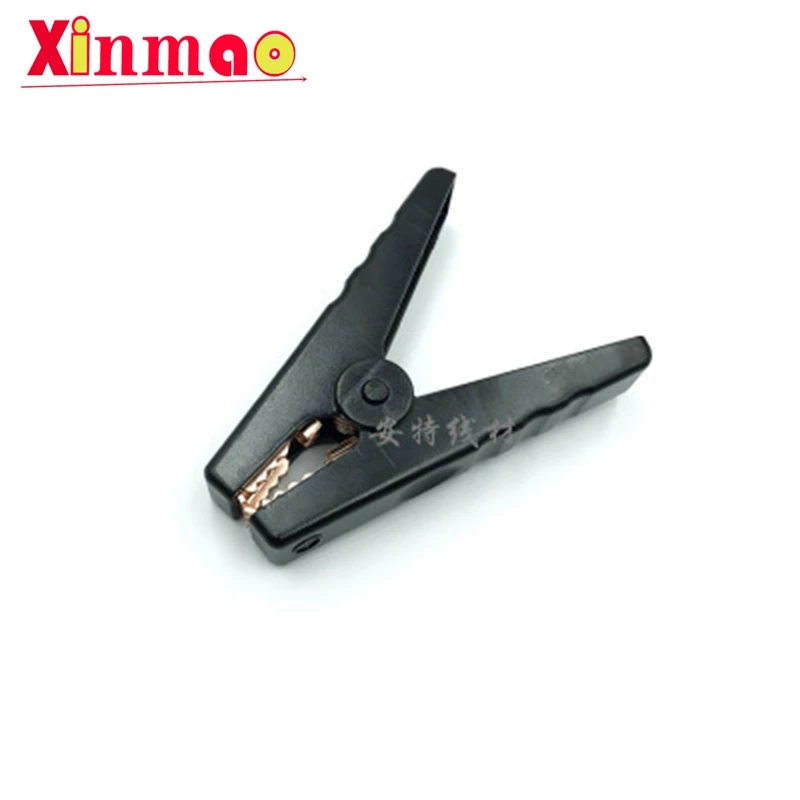 2pcs 100A Crocodile Alligator Clips Car Battery Insulated Clip Clamp Connector for Electrical Battery Chargers