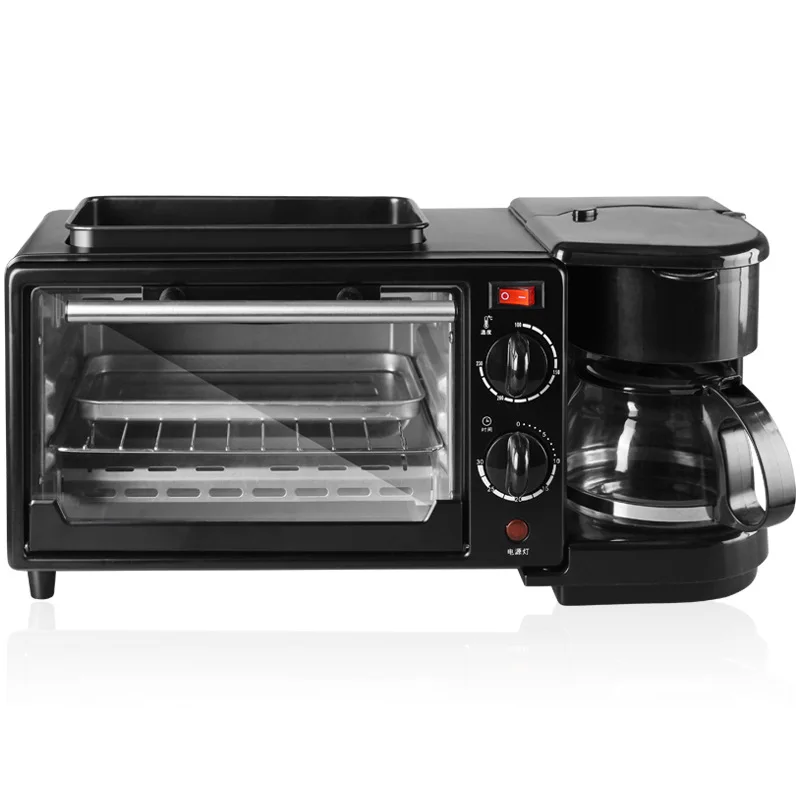 Multi-function Toaster home small coffee omelette Bakery electric Oven Three in one breakfast bar