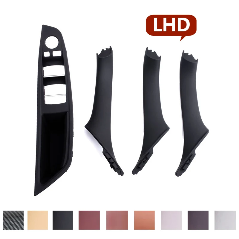Kaliteli iç ön kapı kol dayama paneli Trim çekme kolu Set değiştirme BMW 5 serisi F10 F11 F18 520i 523i 525i 528i 535i