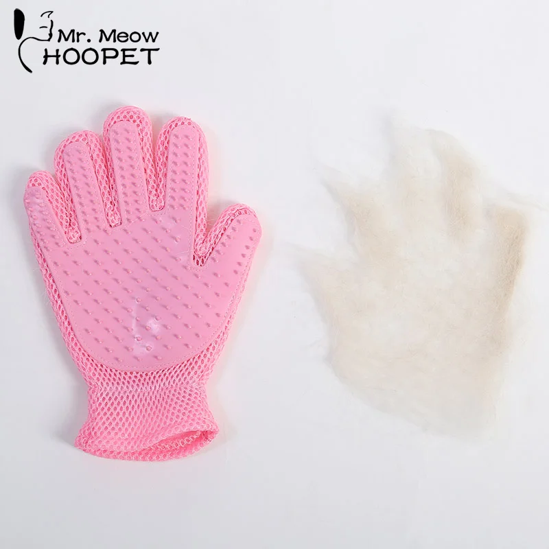 

Hoopet Cat Glove Dedicated To Floating Hair Cleaning Massage Glove For Pet Grooming Glove Cat Accessories Combing Hair Guard