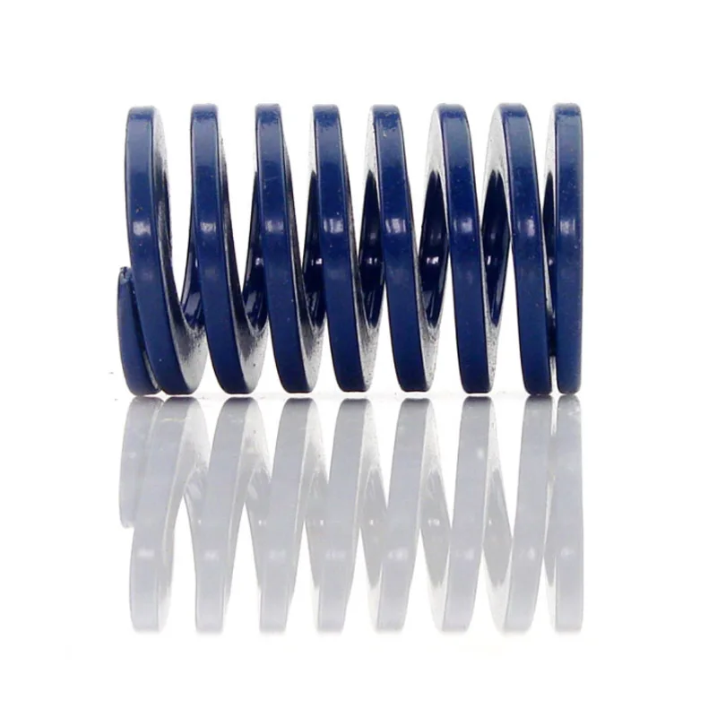 1Pcs Blue Beban Ringan Spiral Stamping Musim Semi Kompresi Cetakan Spring OD8-20mm ID4-10mm