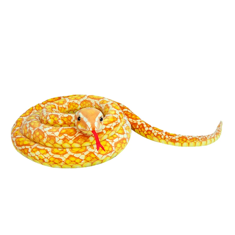 

300cm Stuffed Snake Plush Snake Simulation Animal Toys Dolls Stuffed Animal For Baby Child Birthday Gifts Home Decoration