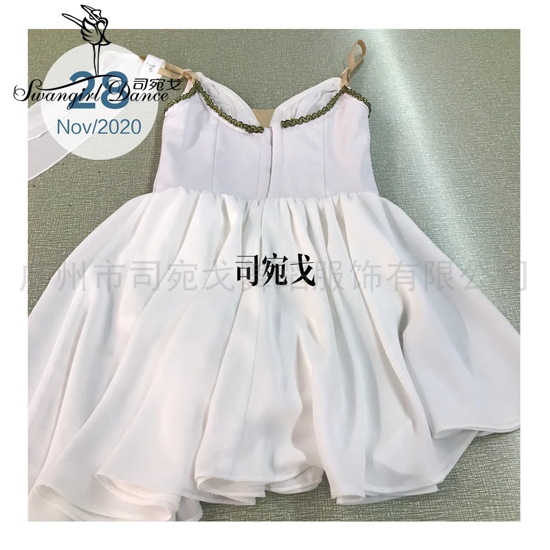 Cupid Variation Professional Ballet Costume Diana And Acteon Variation Ballet Dress Chiffon Ballet Stage Costume BT4016