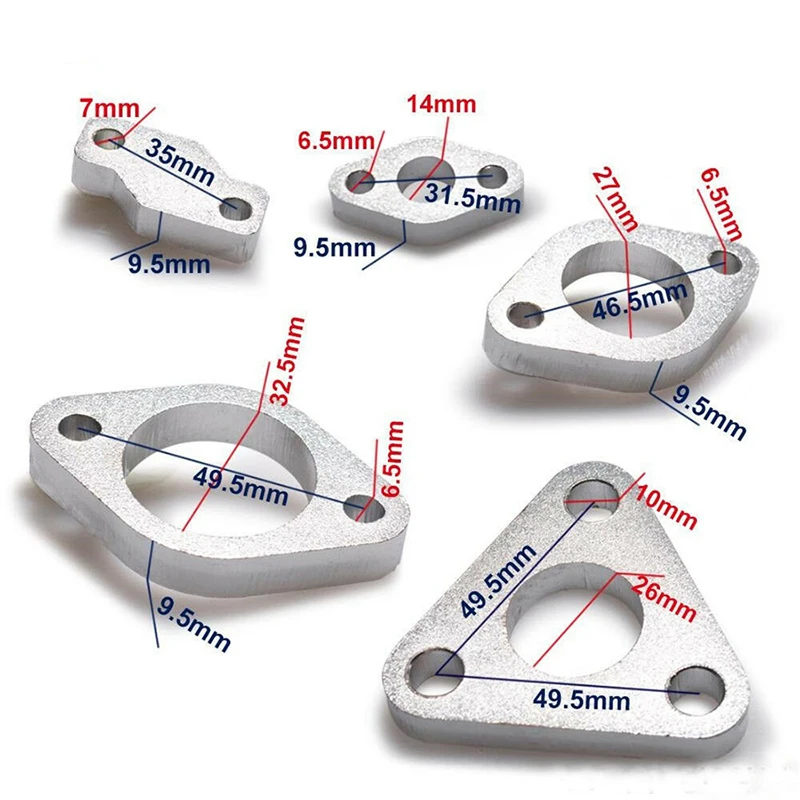 Turbocharge Turbo Flanges Seven piece Complete Set for Middle Steel RHB31 VZ21