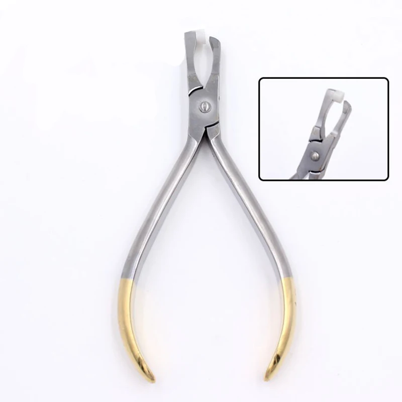 Dental Orthodontic Band Removing Pliers Dental Belt Ring Buccal Tube Bands Removal Forceps Clamp Long Tip Pliers Dentist Tools