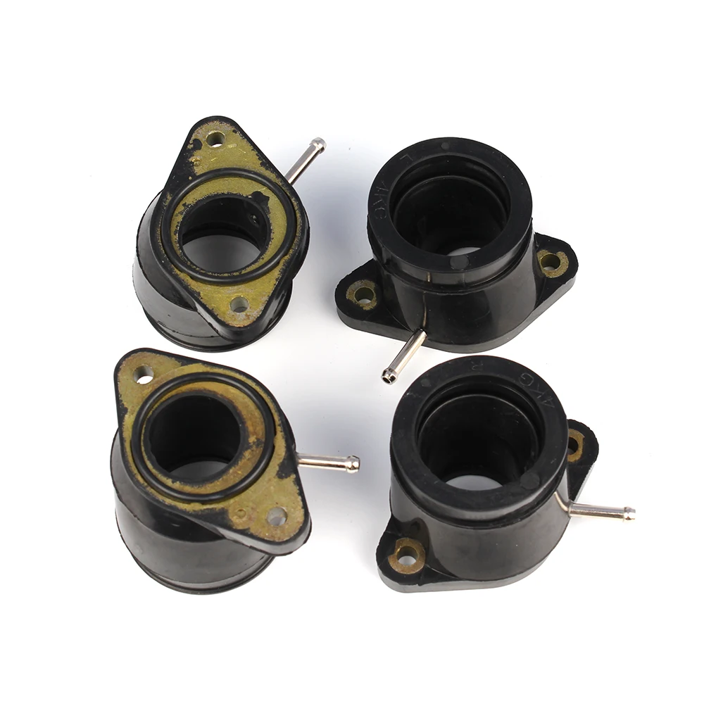 4pcs Carburetor Pad Plastic Outlet Carburetor Intake Manifold Interface Glue For Yamaha XJR 1200 XJR1200SP XJR 1300 FJR1300