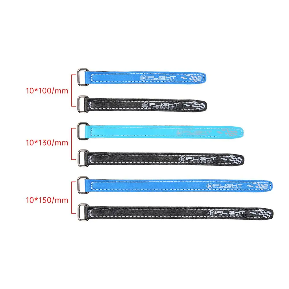 5PCS iFlight Microfiber Battery Strap PU Leather Cable Tie stain-resistant non-slip high quality For RC DIY FPV Racing Drone