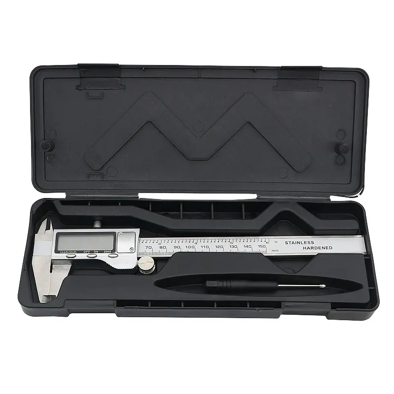 Electronic Digital Vernier Caliper 300 mm Stainless Steel Vernier Caliper High Precision Measuring Caliber Height Depth Tester