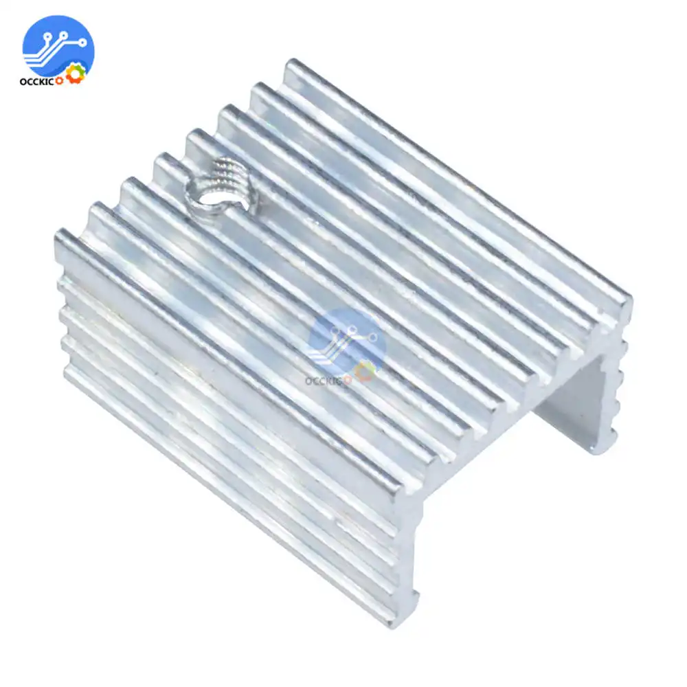 5 pz 21*15*10mm dissipatore di calore aletta di raffreddamento radiatore radiatore dissipatore di calore in alluminio per strumenti elettronici