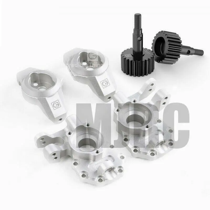 

GRC G2 Aluminum Ackerman Mechanism Steering Hub Carrier Set for 1/10 Trax For TRX-4 K5 G500 TRX-6 G63