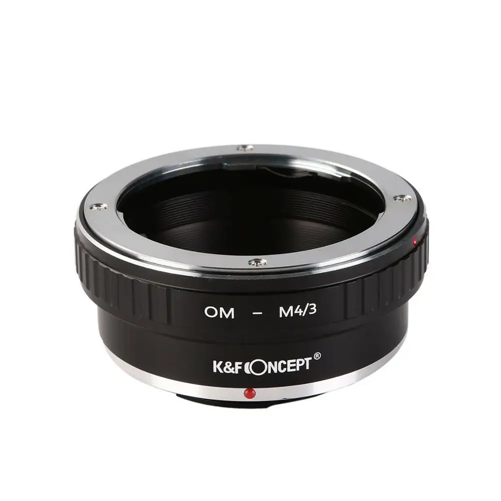 

K&F Concept OM-M4/3 Adapter for OM Mount Lens to Micro 4/3 Camera for Olympus Panasonnic G1/G2/GF1 M43 E-P1/E-P2 Lens Adapter