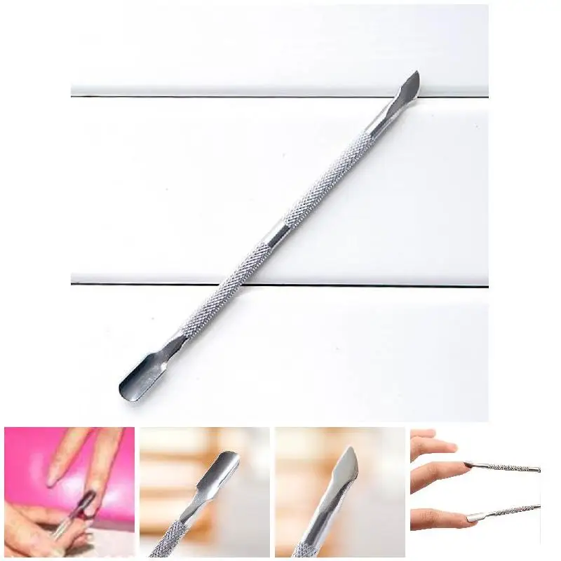 

Cuticle Nail Pusher Remover Manicure Pedicure Trimmer Tools Nail File Dropshipping SMJ