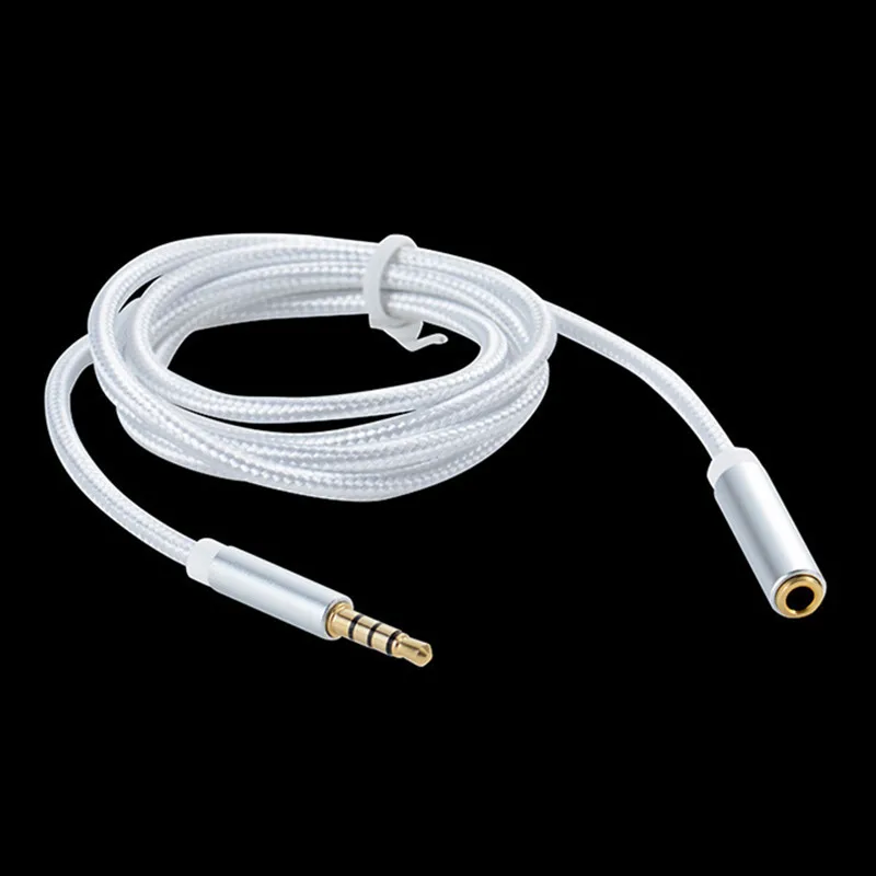 AUX Extension Cable Audio 3.5mm Jack Male to Female Cable for Huawei P20 Headphone MP3 MP4 Player PC Extender Aux Cable 1M 2M