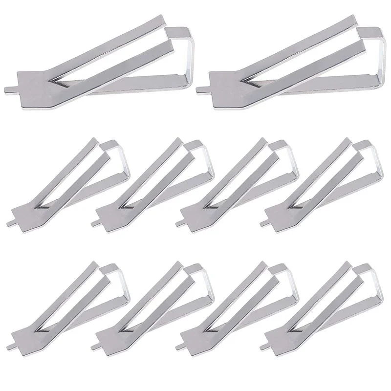 10Pcs Heated Bed Glass Spring Turn Clips for Creality Ender 3/3 Pro/3S, Ender 3 V2, Ender 5/5 Pro, CR-10/10S 3D Printer Parts