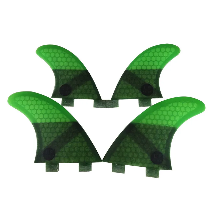 

Surf Double Tabs Fins M+GL Honeycomb Fibre Surfboard Fin in Surfing Double Tabs 4 in Per Set