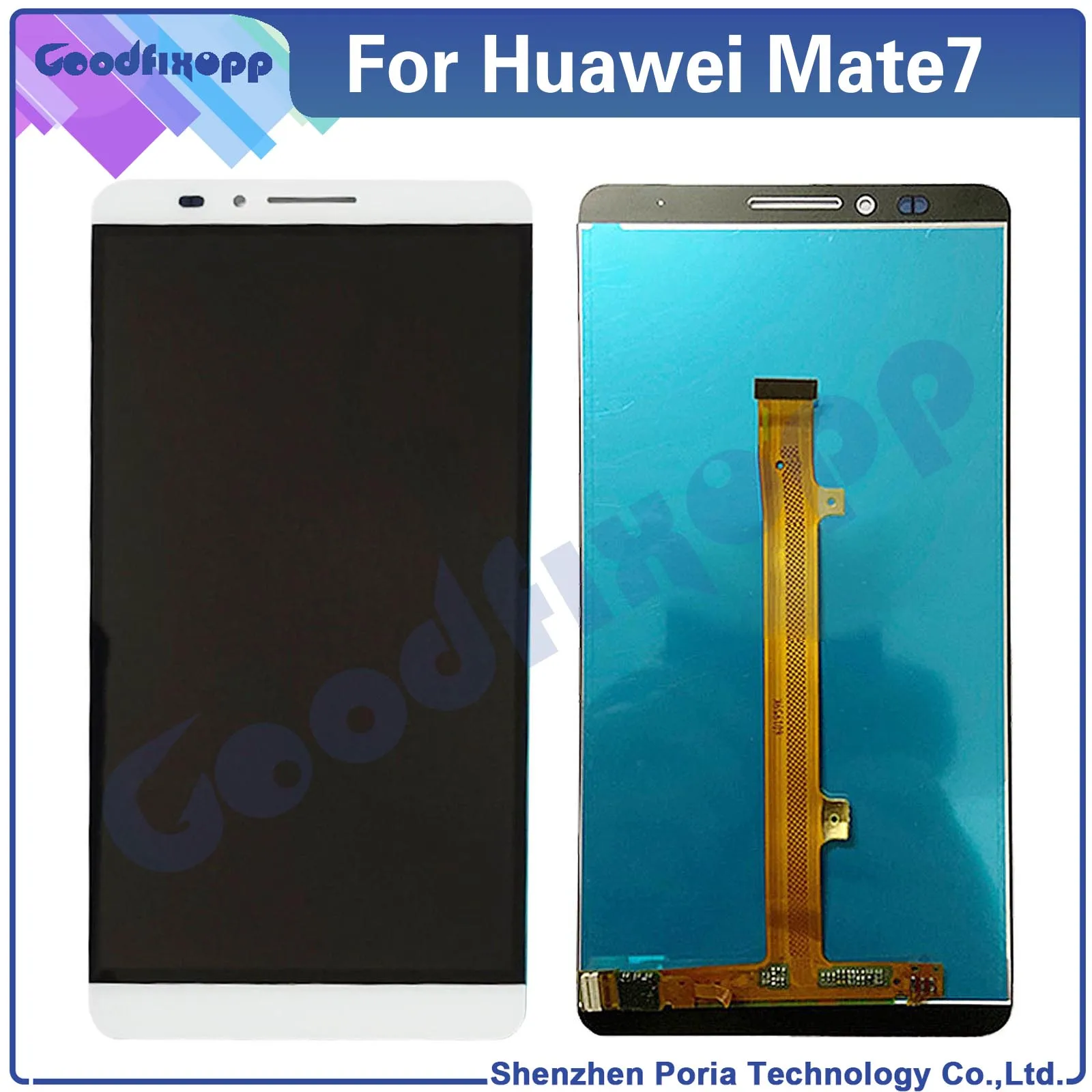 For Huawei Ascend Mate 7 LCD Display Sensor Touch Screen Digitizer Assembly LCD Touch Screen For Huawei Mate7 MT7-TL00 L09 TL10