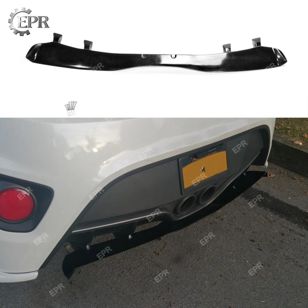 

FRP NEFD Rear Diffuser For Hyundai Veloster Glass Fiber Rear Bumper Lip Tuning Trim Accessories Body Kit For Veloster