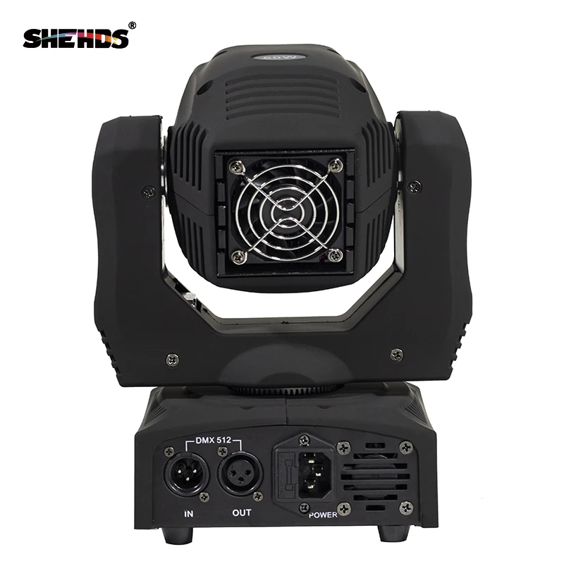 Imagem -04 - Shehds-led Moving Head Light com Gobos Professional Led Stage Light Alto Brilho Dmx512 Dmx Canais 11 Canais 60w Pcs