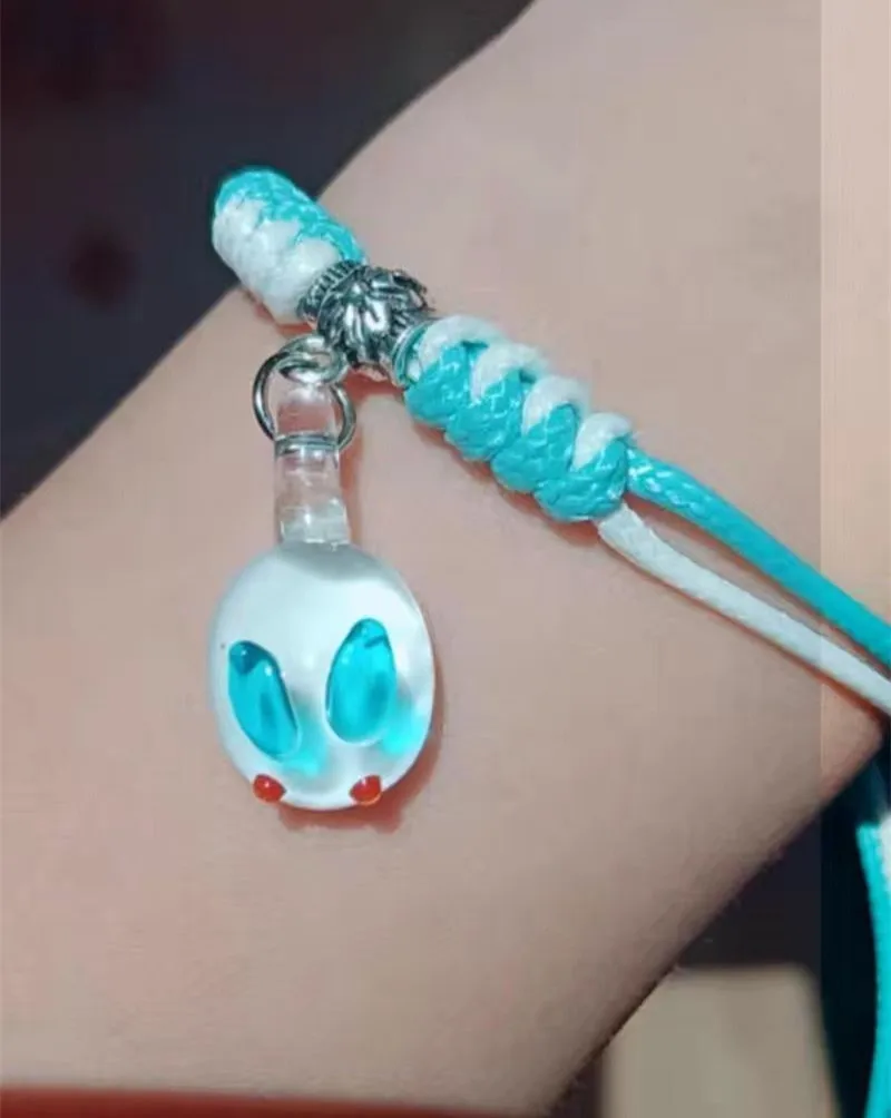 Mo Dao Zu Shi Cosplay Rabbit Bracelet Anime Grandmaster of Demonic Cultivation Wei Wuxian Lan Wangji Handmade Bracelet Jewelry